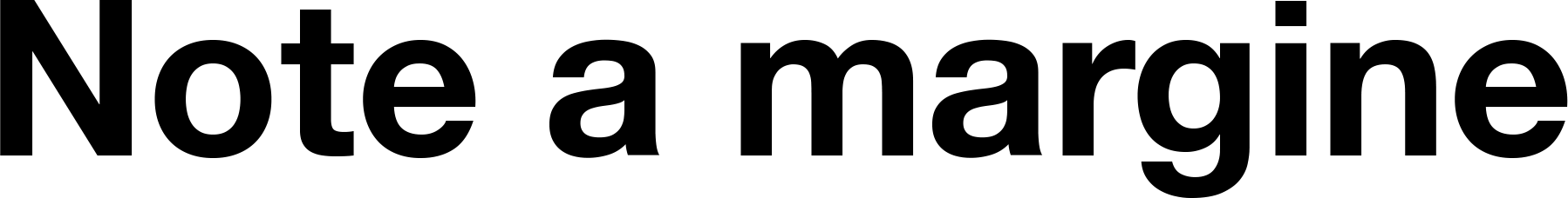 Note a margine