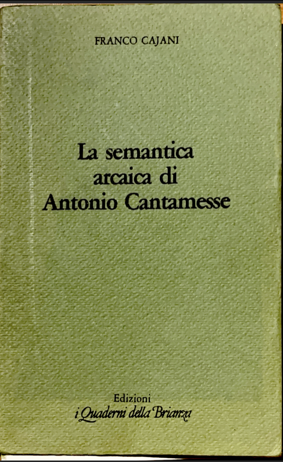 La semantica arcaica